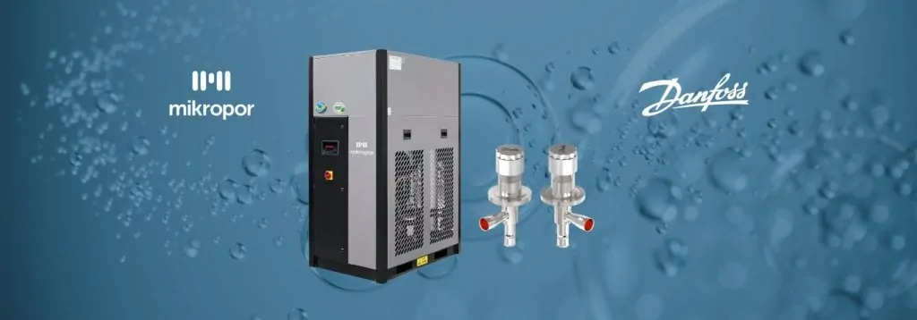 Zusammenarbeit zwischen Mikropor und Danfoss, Expansions- und Heißgas-Bypassventil der neuen Generation; AXV-Serie